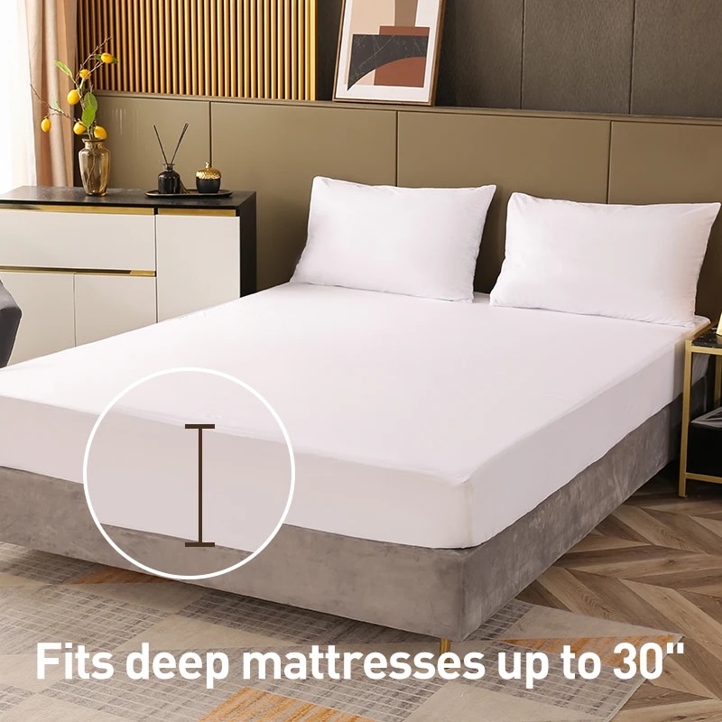 Waterproof Mattress Protector Breathable - Su Geçirmez Yatak Koruyucu, Nefes Alabilir
