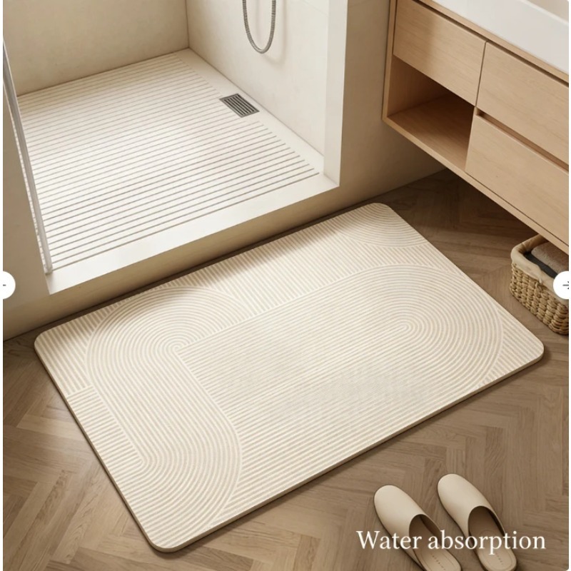 Quick Dry Diatomite Bath Mat - Banyo Zemin Paspası Diatomit Süper Emici