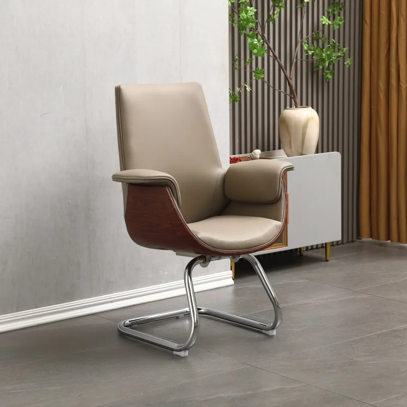 Lighting - Lüks Ofis Resepsiyon Koltuğu Ergonomik Deri