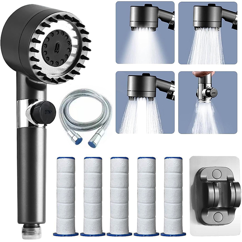 High Pressure Shower Head Handheld - Yüksek Basınçlı Masajlı Duş Başlığı 4