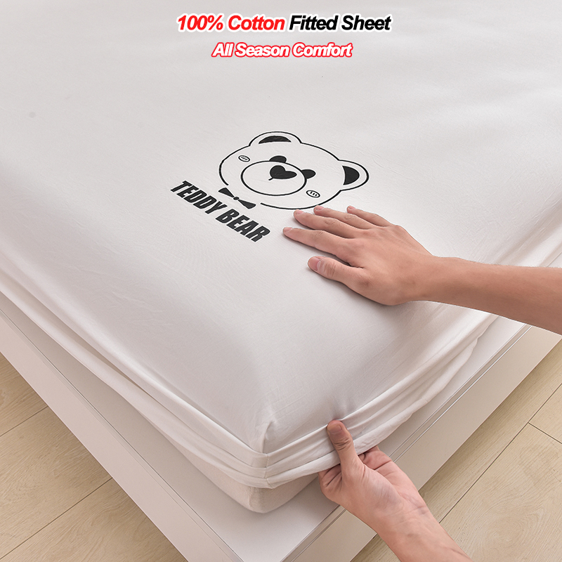 Fitted Bed Sheets Deep Pocket - %100 Pamuklu Çarşaf 28cm Derin Cepli