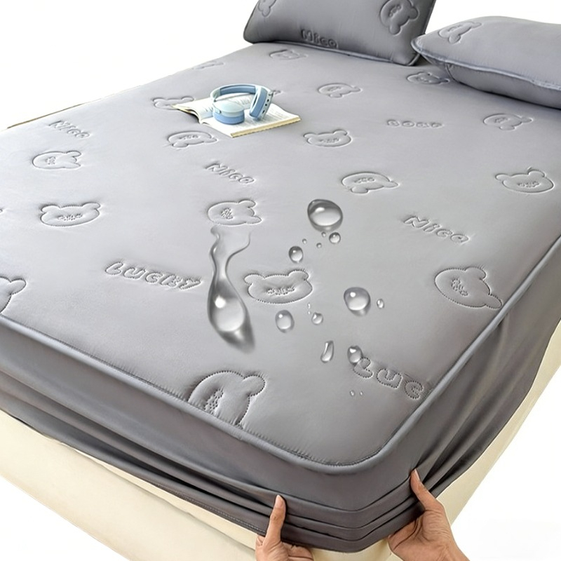 Waterproof Mattress Protector Breathable - Ultrasonik Kapitone Kraliçe Boy Çarşaf Su