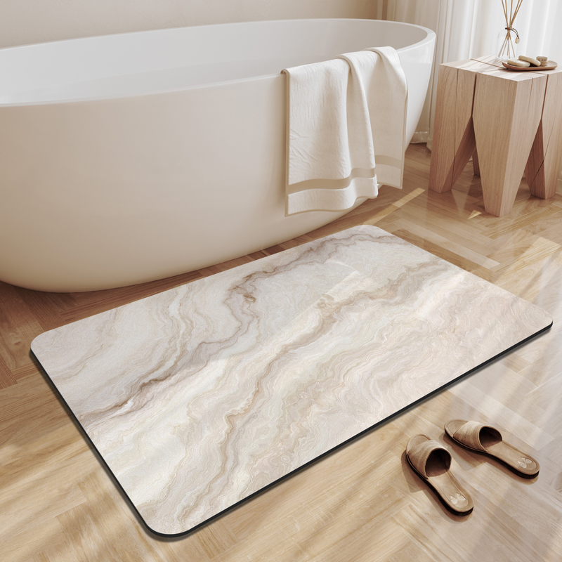Quick Dry Diatomite Bath Mat - Diyatomlu Toprak Banyo Paspas Banyo Emici