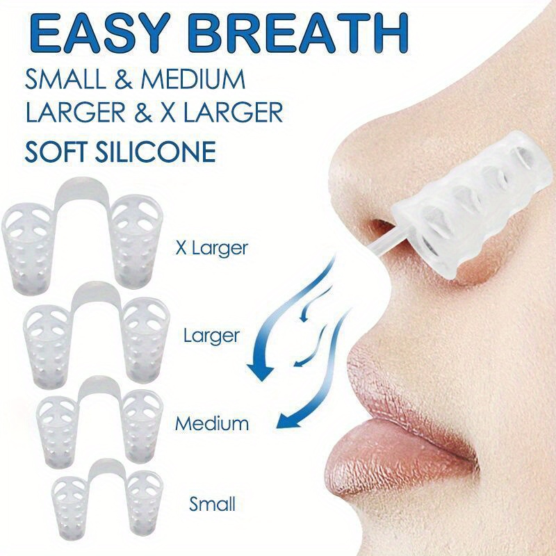 Anti Snore Contour Pillow - 8 adet/takım Anti Horlama Burun Dilatör