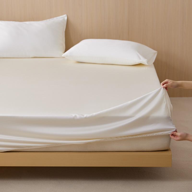 1 adet Lüks Sade Düz Beyaz Ev  - Fitted Bed Sheets Deep Pocket incelemesi ve fiyatı