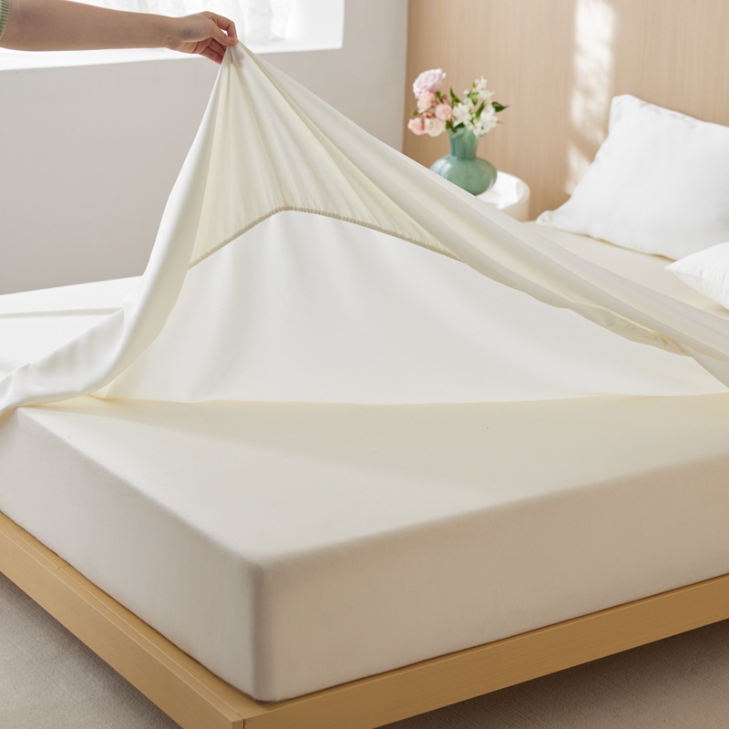 1 adet Lüks Sade Düz Beyaz Ev  - Fitted Bed Sheets Deep Pocket incelemesi ve fiyatı