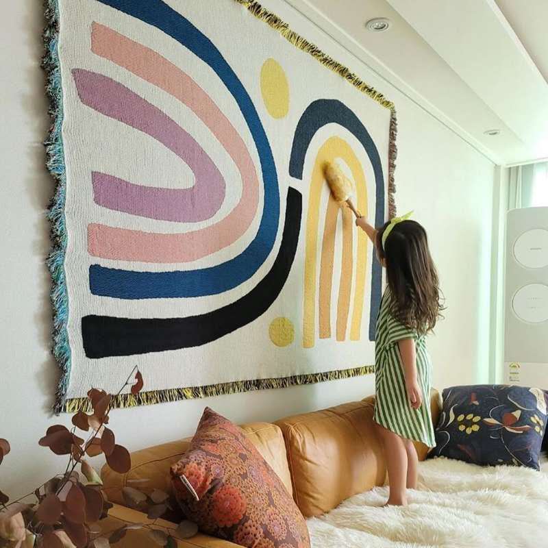 Tekstil Şehir Ins Kalın Pamukl - Boho Throw Blanket Fringe incelemesi ve fiyatı