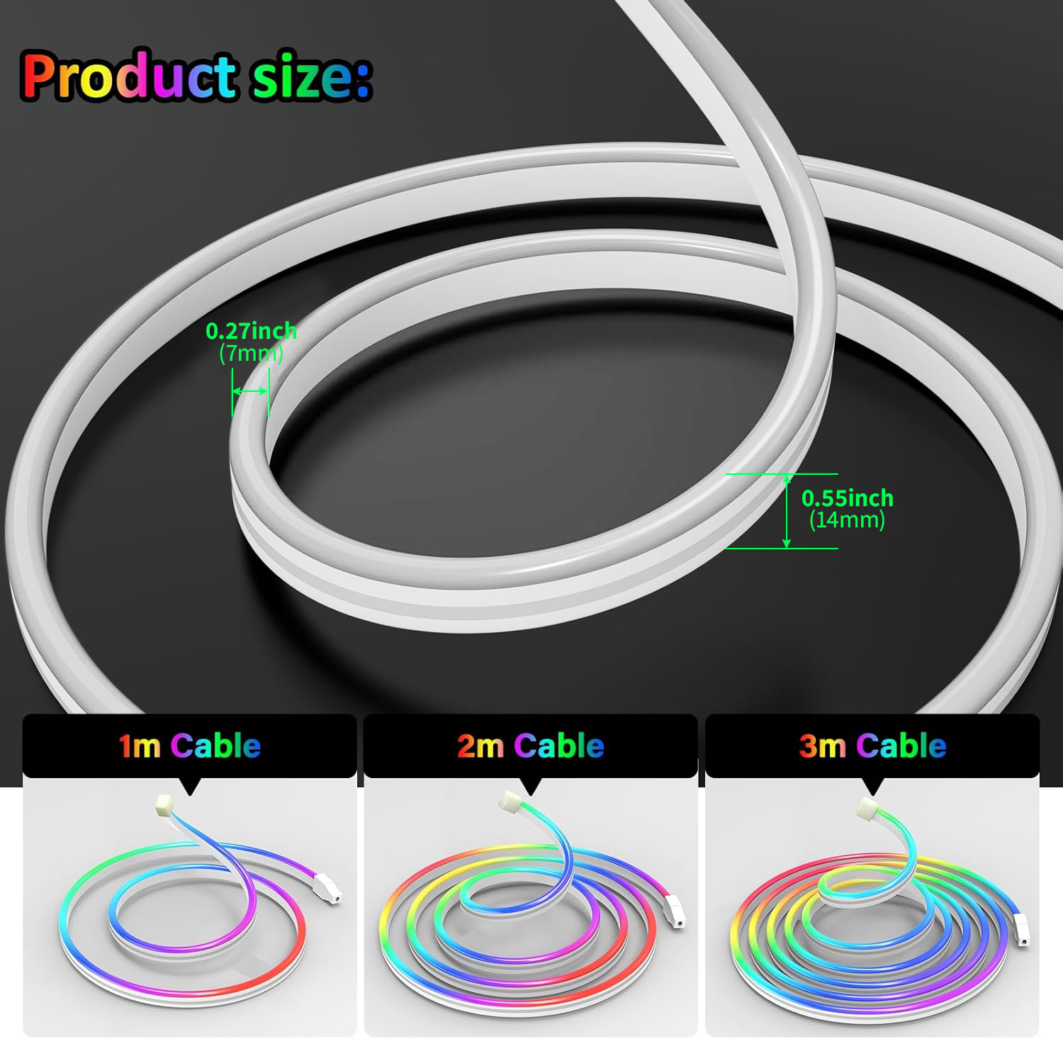 USB DC5V RGBIC Esnek Neon Şeri - Lighting incelemesi ve fiyatı