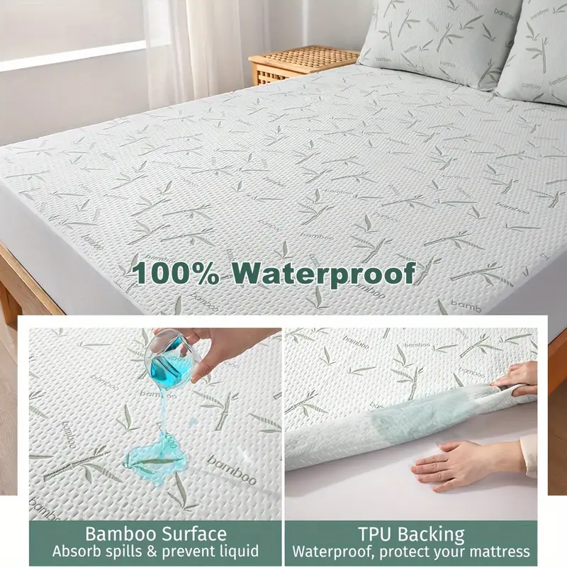 1 adet Bambu Yatak Koruyucu, N - Waterproof Mattress Protector Breathable incelemesi ve fiyatı