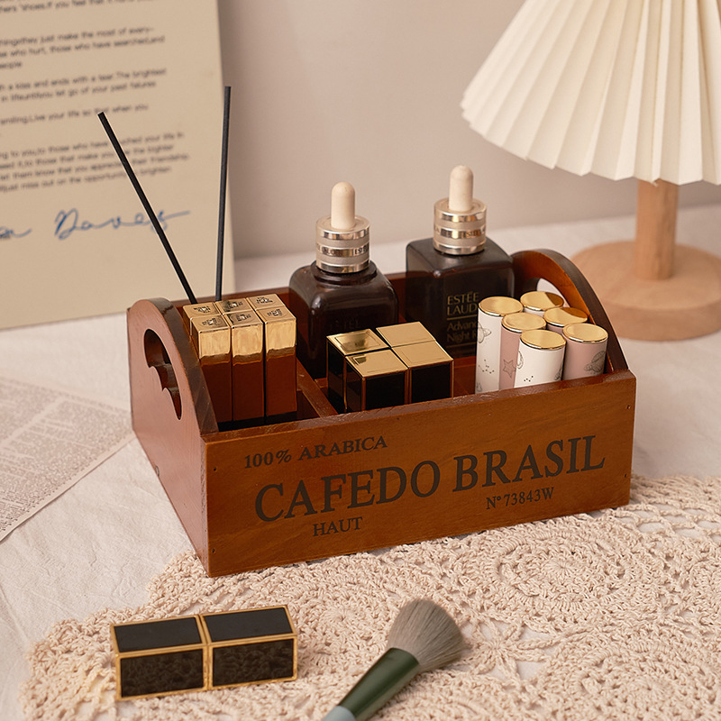 Zakka retro ahşap taşınabilir  - Storage & Organization incelemesi ve fiyatı