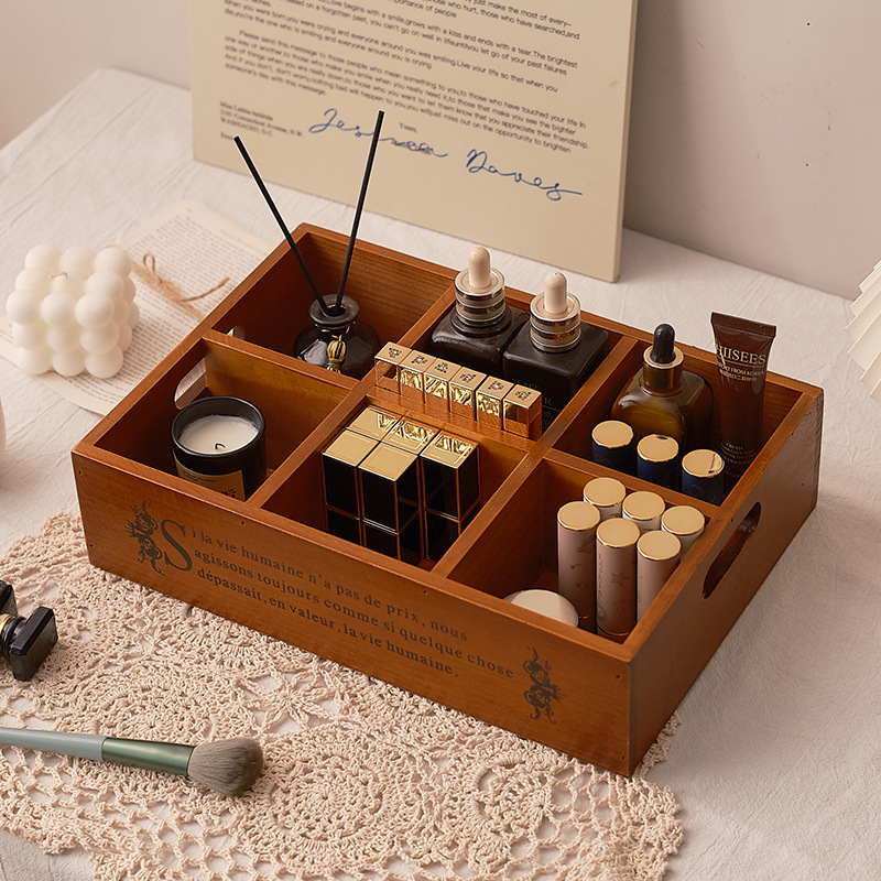 Zakka retro ahşap taşınabilir  - Storage & Organization incelemesi ve fiyatı