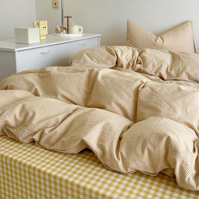Fermuar basit ekose düz levha  - Duvet Cover Sets With Zipper incelemesi ve fiyatı