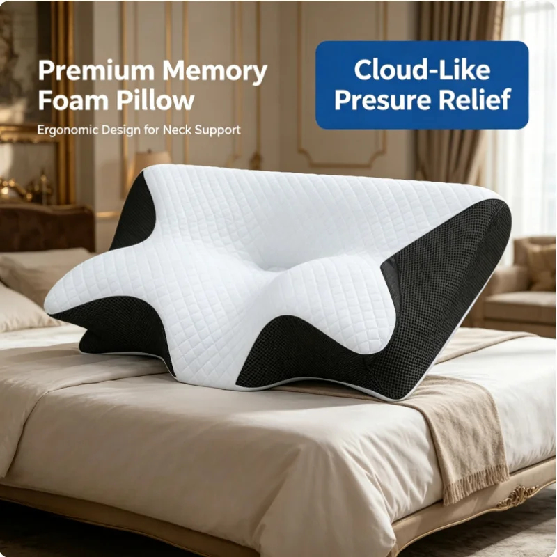 Hafızalı Köpük Servikal Yastık - Memory Foam Orthopedic Pillow Neck Pain incelemesi ve fiyatı