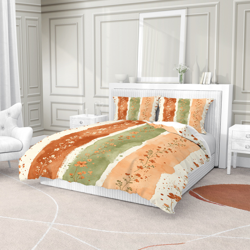 Nevresim Takımı Suluboya Çizgi - Aesthetic Floral Duvet Cover incelemesi ve fiyatı