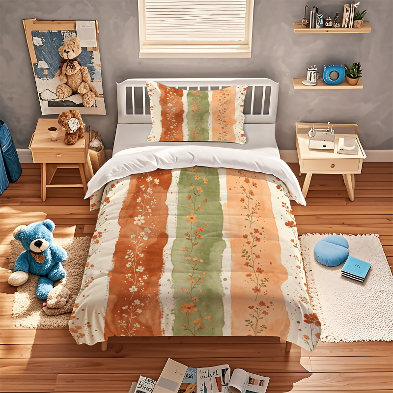 Nevresim Takımı Suluboya Çizgi - Aesthetic Floral Duvet Cover incelemesi ve fiyatı