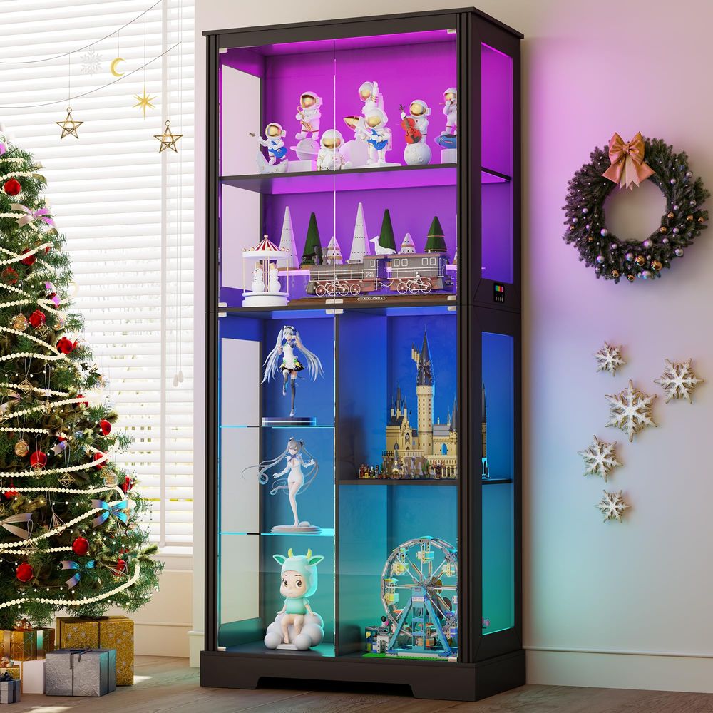 Işıklı Köşe Vitrin Dolabı, Tem - Storage & Organization incelemesi ve fiyatı