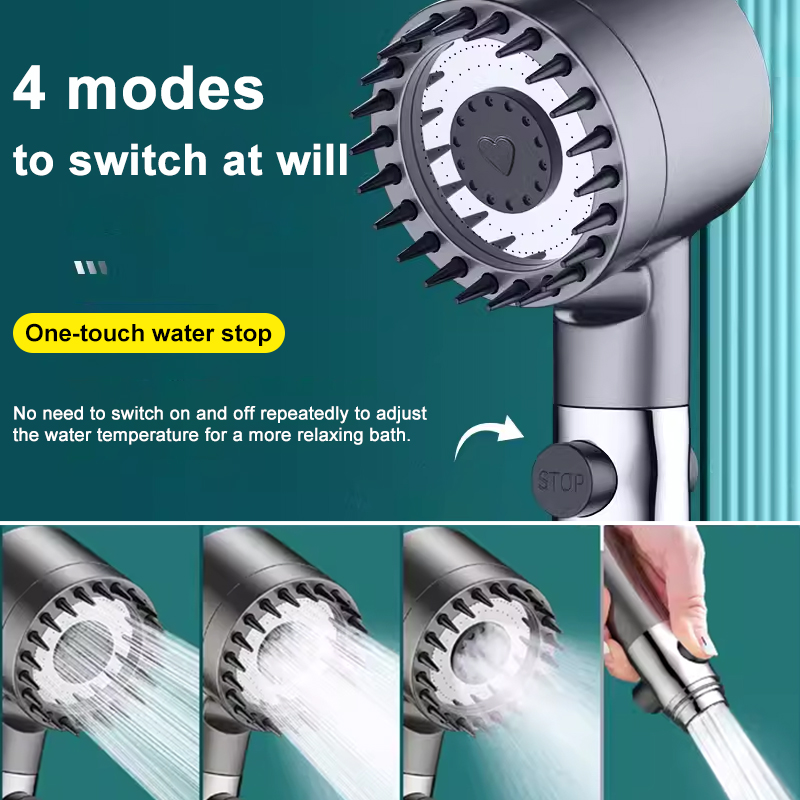 Yüksek Basınçlı Masajlı Duş Ba - High Pressure Shower Head Handheld incelemesi ve fiyatı