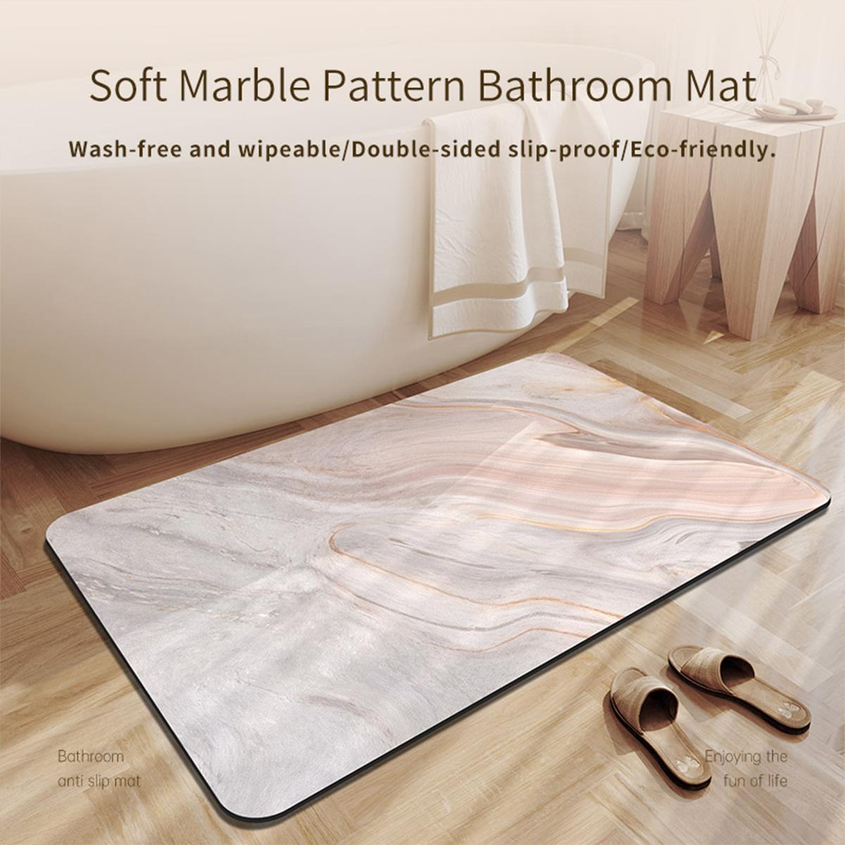 Diyatomlu Toprak Banyo Paspas  - Quick Dry Diatomite Bath Mat incelemesi ve fiyatı