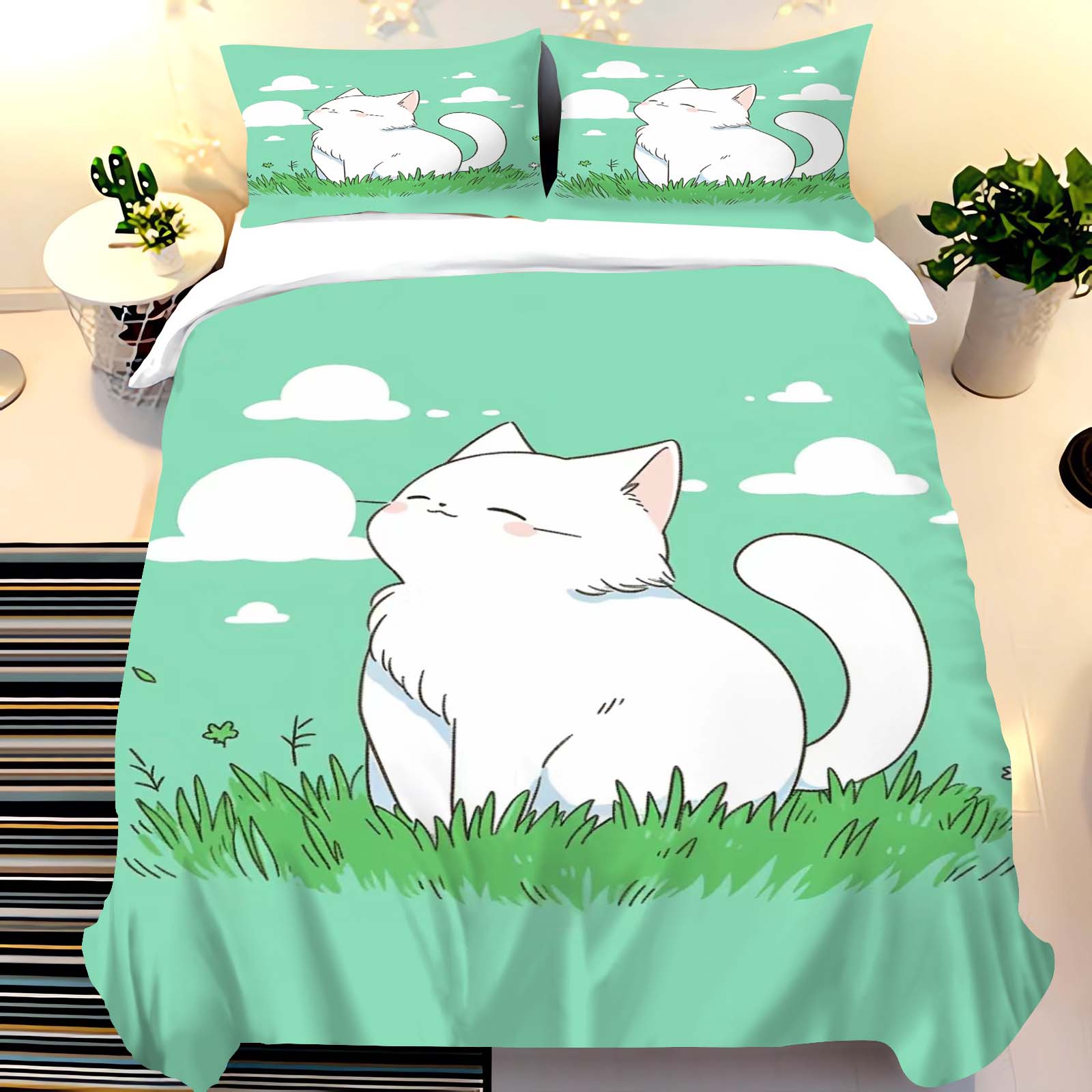 Sevimli Kedi Baskılı Fermuarlı - Duvet Cover Sets With Zipper incelemesi ve fiyatı