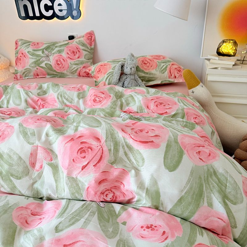 Pembe Gül Nevresim Takımı Ferm - Duvet Cover Sets With Zipper incelemesi ve fiyatı