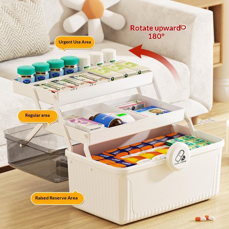 3 Katmanlı Katlanabilir İlaç D - Storage & Organization incelemesi ve fiyatı